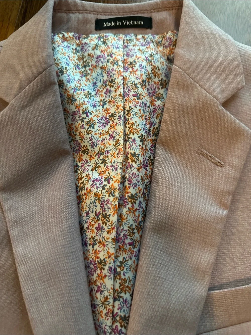 Egara Skinny Fit Notch Lapel Suit Separates Coat